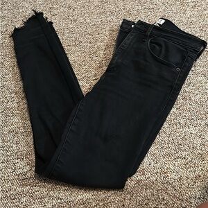 All black high waisted jean, Abercrombie 28
